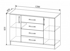 Комод Софи СКМ 1200.1 в Иланском - ilanskiy.mebelnovo.ru | фото