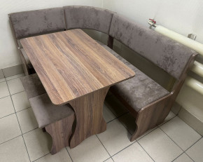 Кухонный уголок Миссия V велюр(серый) в Иланском - ilanskiy.mebelnovo.ru | фото