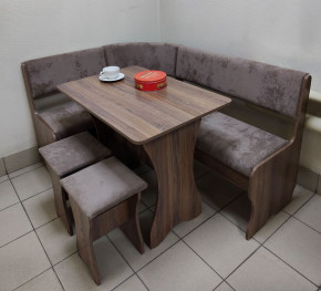 Кухонный уголок Миссия V велюр(серый) в Иланском - ilanskiy.mebelnovo.ru | фото