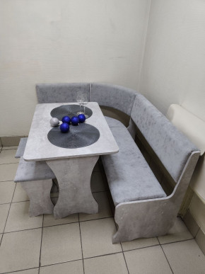 Кухонный уголок Миссия V велюр (цемент) в Иланском - ilanskiy.mebelnovo.ru | фото