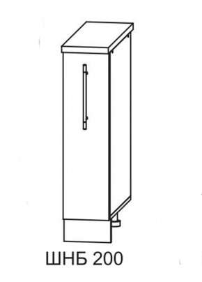 Олива СБ 200 шкаф нижний бутылочница в Иланском - ilanskiy.mebelnovo.ru | фото