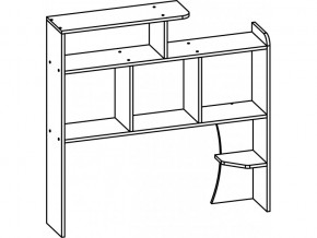 Полка надстройка Город SV в Иланском - ilanskiy.mebelnovo.ru | фото