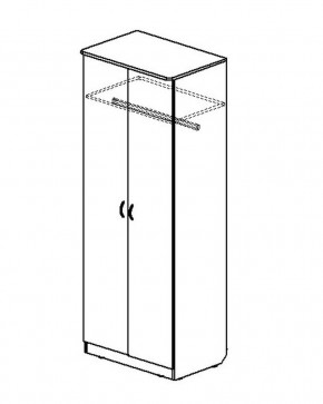 Шкаф распашной 2-х створчатый в Иланском - ilanskiy.mebelnovo.ru | фото